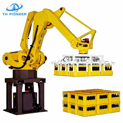 Giá tốt. Tốc độ điều chỉnh Auto Layer Palletizing Robot PLC Control Robot Palletizer Machine trực tuyến