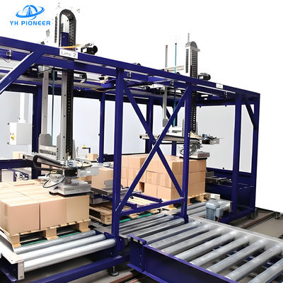 Giá tốt. Hệ thống Palletizing Gantry mạnh mẽ với kích thước pallet tùy chỉnh và tiêu thụ không khí 110L / phút trực tuyến