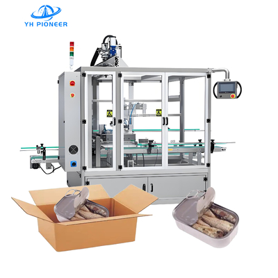 Giá tốt. Máy đóng gói thùng carton cho cá ngừ đóng hộp cho các sản phẩm thủy tinh, PET, thiếc và túi, đáp ứng nhu cầu đóng gói đa dạng trực tuyến