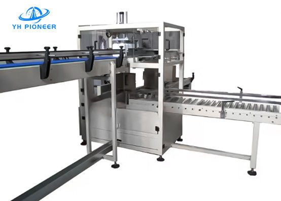 Máy đóng gói hộp chai thép không gỉ Tốc độ điều chỉnh 18-30case/min