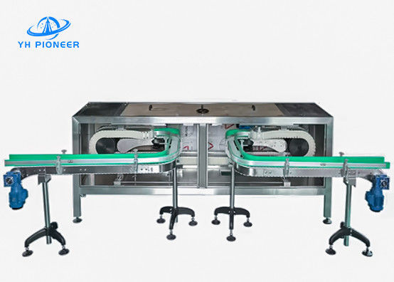 Hệ thống vận chuyển chai tự động thép không gỉ Máy vận chuyển dây chuyền dây chuyền