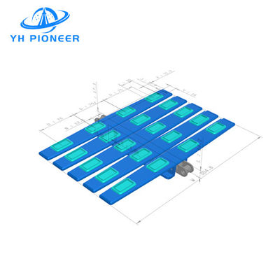 Giá tốt. Dải dây chuyền xoay cao su linh hoạt Sideflex Top với con lăn cho hệ thống vận chuyển trực tuyến