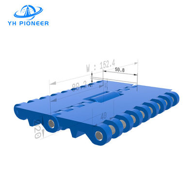 Giá tốt. Vành đai vận chuyển nhựa PP mô-đun với con lăn, vận chuyển vật liệu trực tuyến