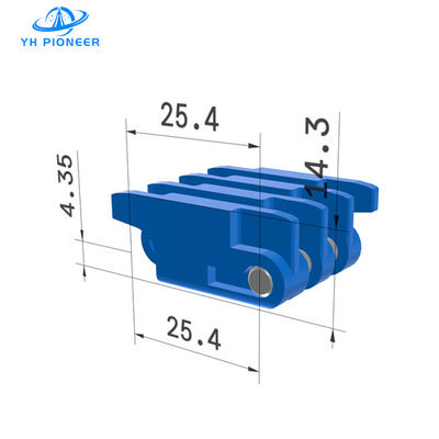 Giá tốt. Vành đai mô-đun bảo trì thấp với trục PP cho các hệ thống vận chuyển công nghiệp đơn giản trực tuyến