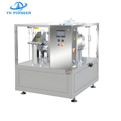 Giá tốt. Máy đóng gói túi xách xoay linh hoạt 3KW với chiều dài túi 65-400mm trực tuyến