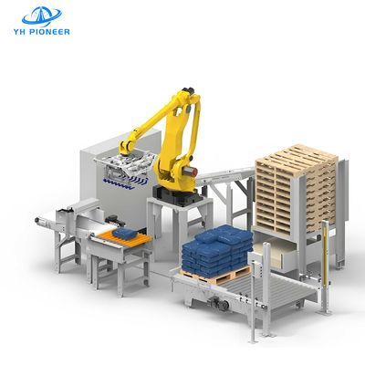 Thép khung túi tự động Palletizer cho phân bón khối lượng lớn và túi xi măng