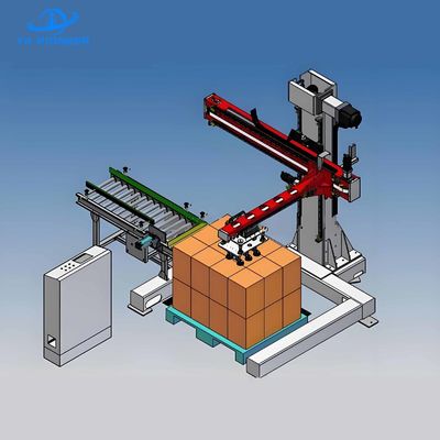 Giá tốt. 1800mm cao hệ thống tự động palletizing 400-600 chu kỳ / H máy palletizer trực tuyến