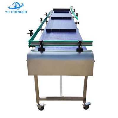 Giá tốt. Tốc độ điều chỉnh Flat Top Modular Belt Conveyor SS304 Carbon Steel Frame trực tuyến