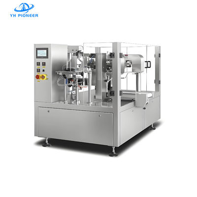 Giá tốt. Máy đóng gói túi quay bền với cấu trúc thép không gỉ cho bao bì thực phẩm và đồ uống an toàn và vệ sinh trực tuyến