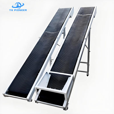 Giá tốt. Máy vận chuyển dây chuyền nghiêng công suất cao với 50CM/60CM/80CM Tùy chọn chiều rộng có thể tùy chỉnh chiều dài để xử lý vật liệu hiệu quả trực tuyến